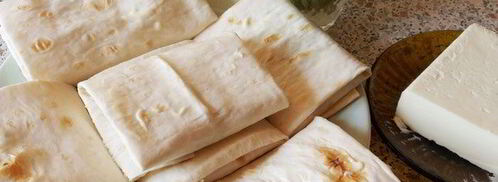 кыстыбый в лаваше. Шаг 12