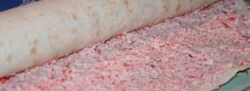 лаваш с крабовыми палочками. Шаг 8