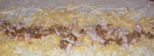 лаваш с курицей и яйцом. Шаг 4