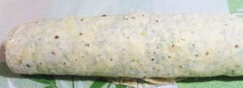 лаваш с сайрой, яйцами и сыром. Шаг 5