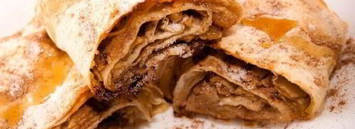 лаваш со сгущенкой и орехами. Шаг 4