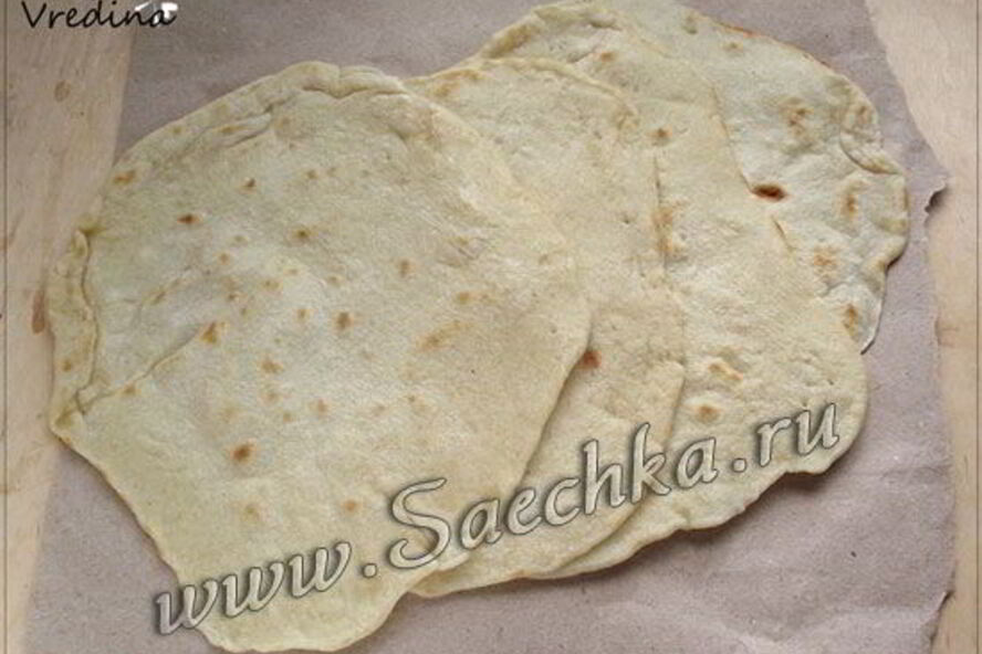 Рецепт лаваша