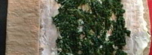 шпинат в лаваше. Шаг 4