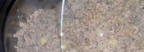 трубочки с мясной начинкой лавашони. Шаг 5