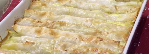 трубочки с мясной начинкой лавашони. Шаг 10