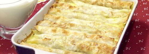 трубочки с мясной начинкой лавашони. Шаг 11