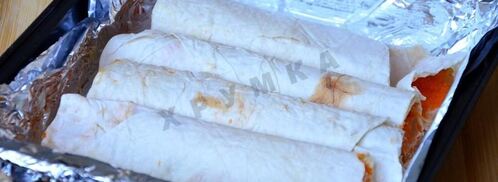 вертуты с тыквой из лаваша. Шаг 9