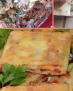 Жареный лаваш с начинкой