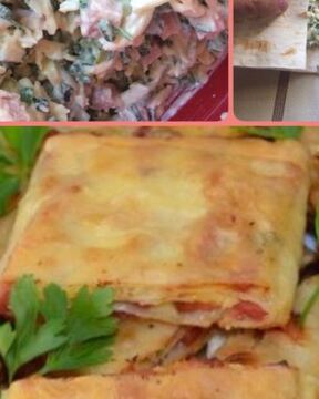 Жареный лаваш с начинкой