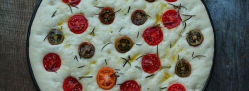 фокачча с помидорами. Шаг 6