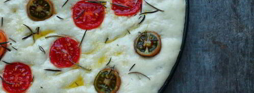 фокачча с помидорами. Шаг 7