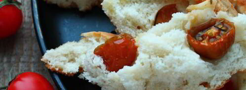 фокачча с помидорами. Шаг 9