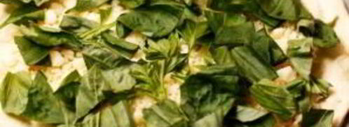 фокачча с сыром и базиликом. Шаг 7