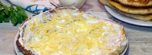 лангош лепешка. Шаг 22