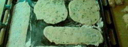 лепешка с травами. Шаг 8