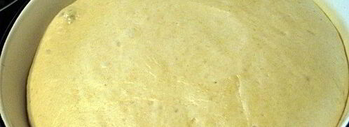 лепешка с зеленью и моцареллой. Шаг 3