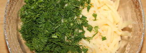 лепешки на кефире с сыром. Шаг 7