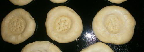 лепешки с луком и маком. Шаг 7