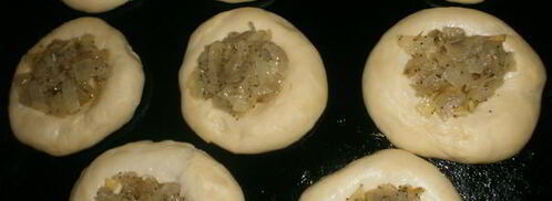 лепешки с луком и маком. Шаг 8