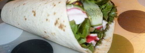 лепешки с салатиком. Шаг 6