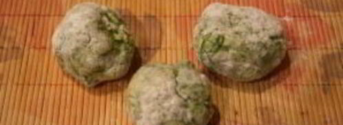 лепешки с зеленью на сковороде. Шаг 7