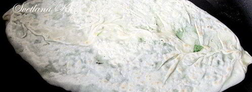 лепешки с зеленью по-кавказски. Шаг 9