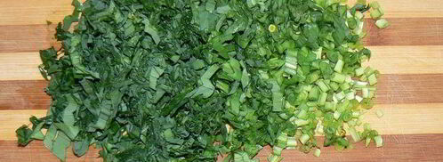 осетинские лепешки с черемшой и сулугуни по-сибирски. Шаг 5