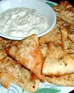 Пита с чесноком