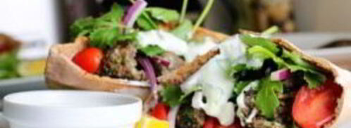 пита с фаршем и овощами. Шаг 9