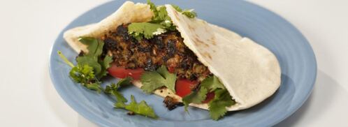 пита с фасолевыми котлетами. Шаг 4