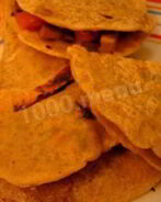 Рисовые лепешки с начинкой из грибов