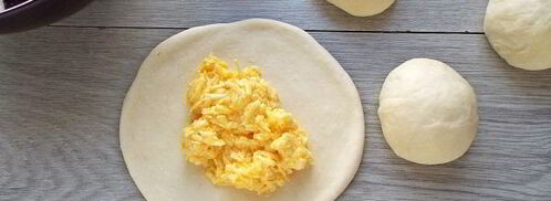 сырные лепешки на кефире на сковороде. Шаг 8