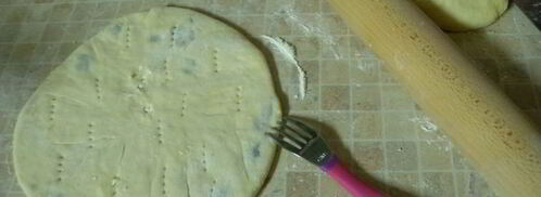 творожные лепешки с творогом и икрой. Шаг 7