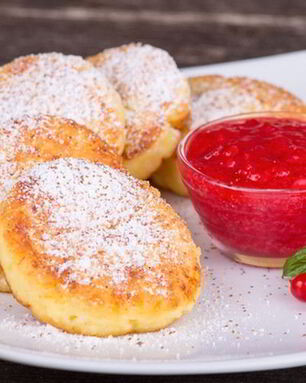 Творожные лепешки