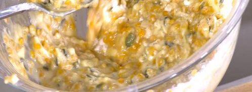 чечевичные маффины с семечками и миндалем. Шаг 6