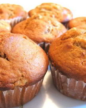 Грушевые маффины на ряженке