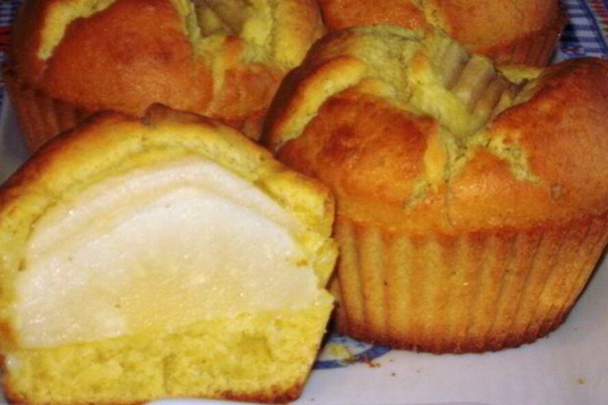 Рецепт грушевых маффинов с корицей