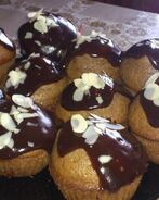 Кофейные маффины в шоколадной глазури