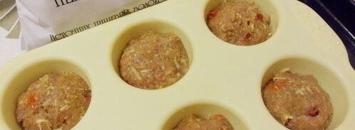 куриные маффины с отрубями. Шаг 9