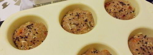 куриные маффины с отрубями. Шаг 10