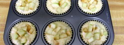 лавандово-яблочные маффины. Шаг 7