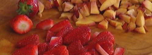 летние фруктово-ягодные маффины с белым шоколадом. Шаг 4