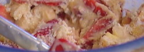 летние фруктово-ягодные маффины с белым шоколадом. Шаг 8