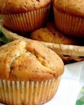 Лимонно-маковые маффины