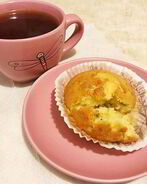 Лимонно-мятные маффины на сметане