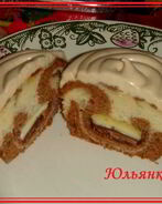 Маффины бисквитные с молочно-белым шоколадом