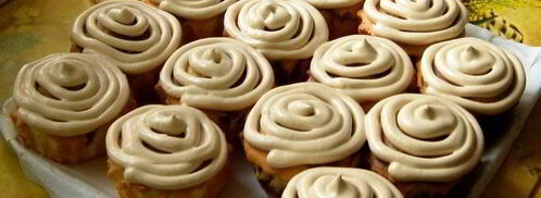 маффины бисквитные с молочно-белым шоколадом. Шаг 14