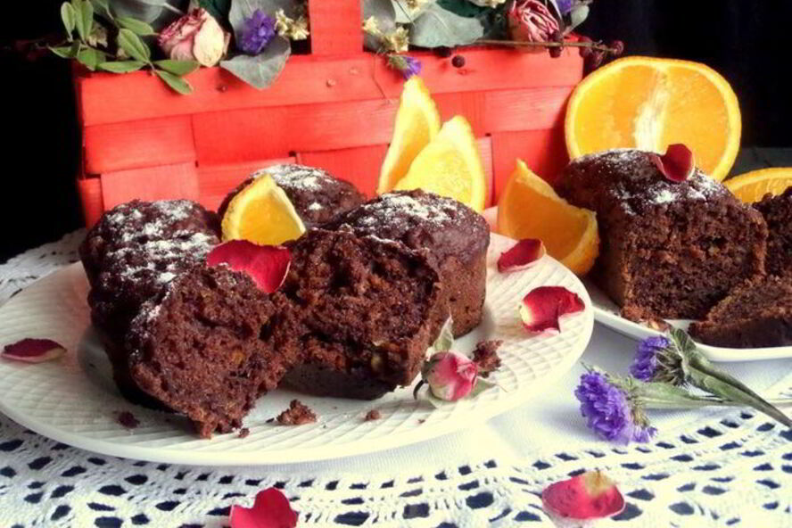 Рецепт маффинов с апельсином и бананом