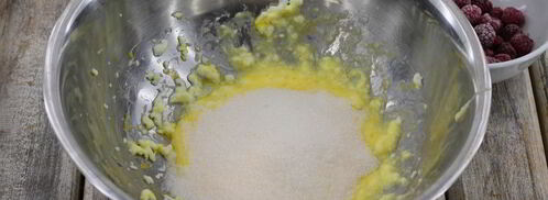 маффины с малиной. Шаг 3