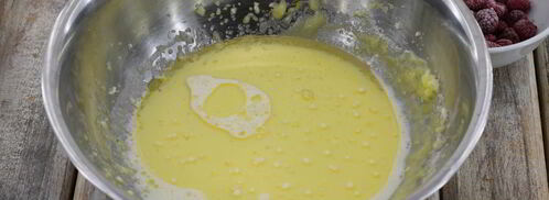 маффины с малиной. Шаг 4